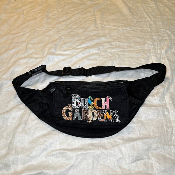 Vintage Busch Gardens Embroidered Fanny Pack - Picture 2 of 7